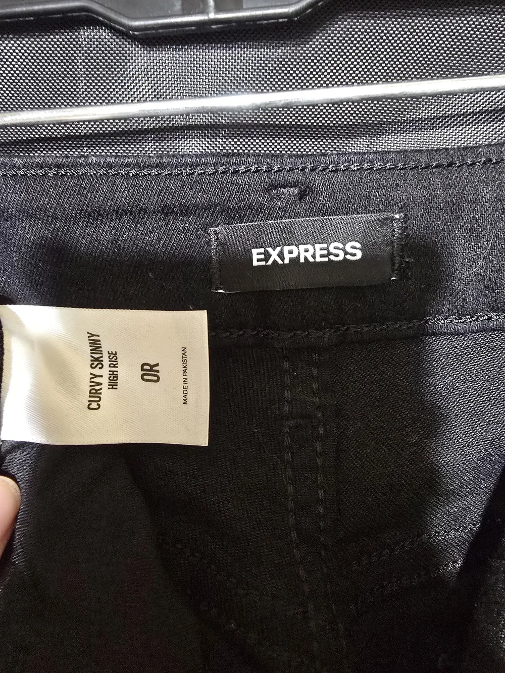 Express Women Black Slim Straight Jeans
